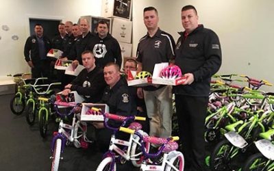 Clinton CF/CERT Team Donates 75 New Bikes/Helmets