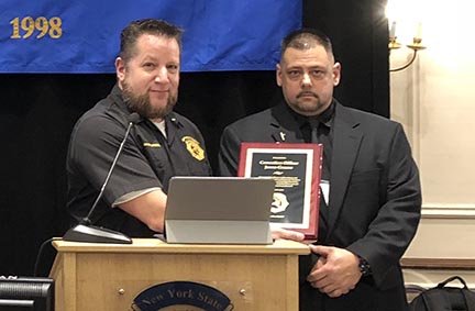 CO Jason Grasso, Green Haven CF, Received Valor Award