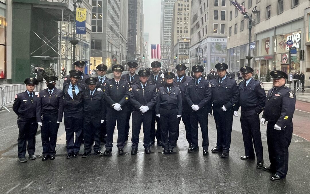 SSCF Honor Guard at the NYPD Funeral. 1/28/22